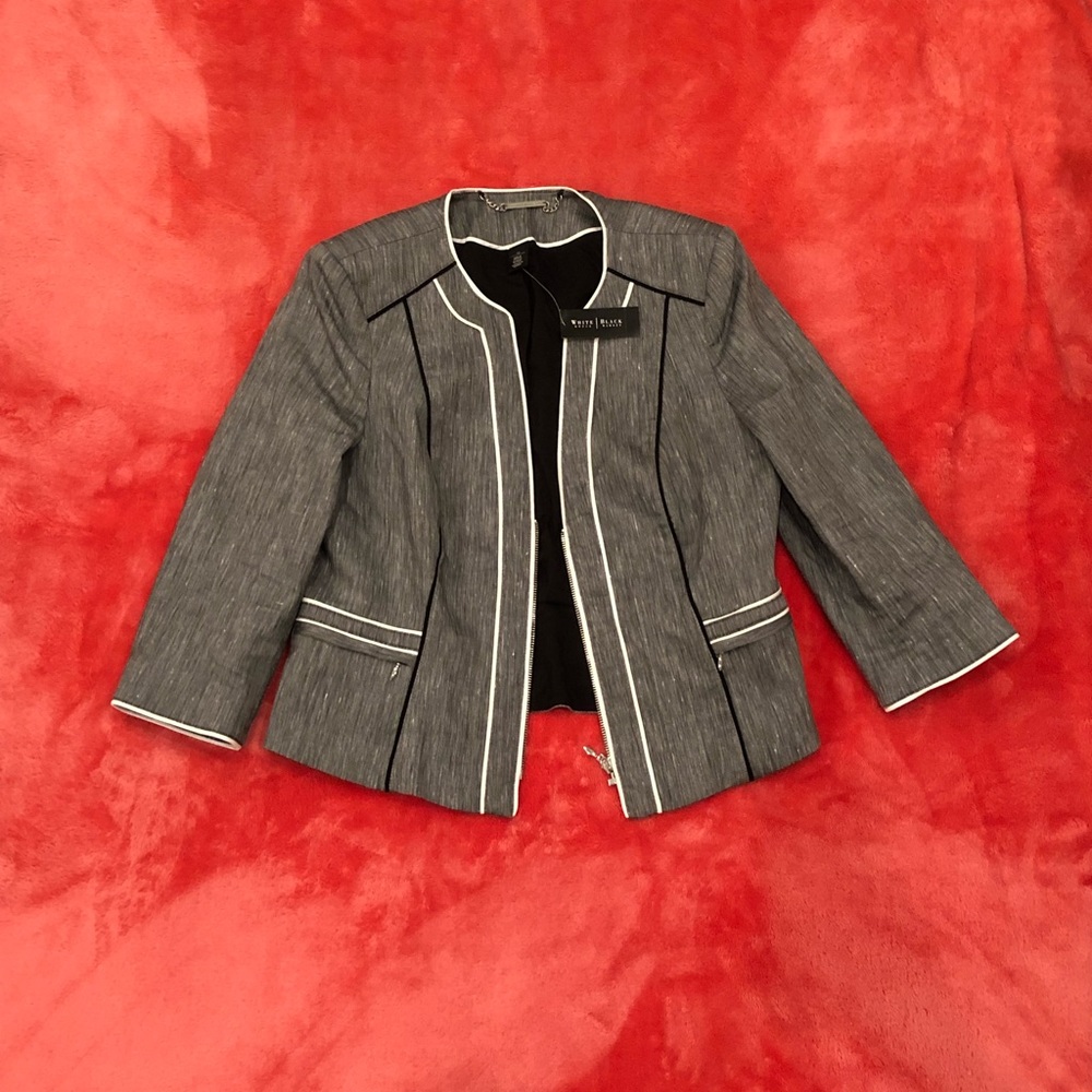 Black w/ White Blazer